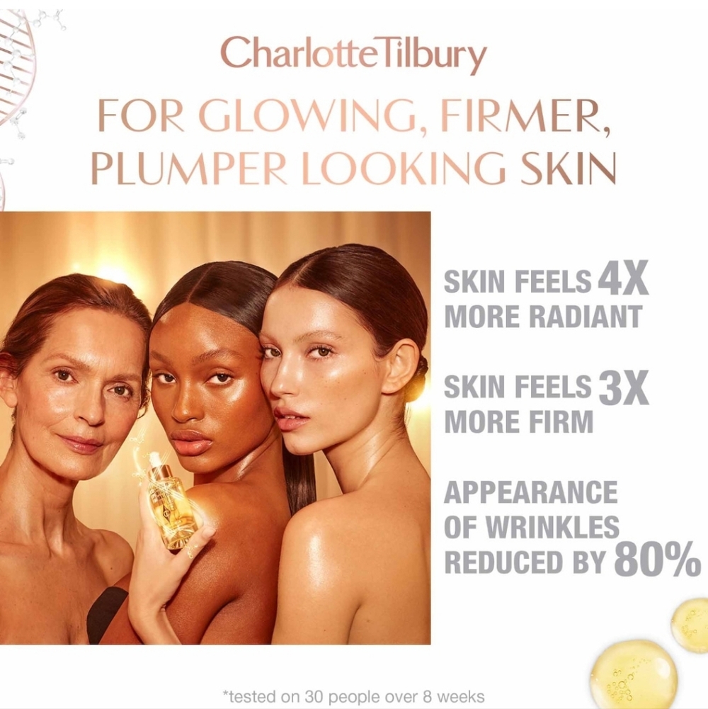 Charlotte Tilbury Collagen Superfusion Facial Oil (Full Size) 30ml - Picture 3 of 5